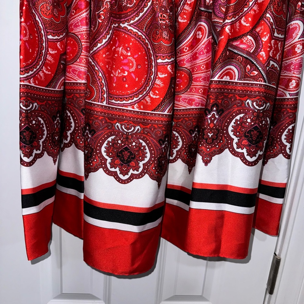 Ralph Lauren NWTs Red Paisley Maxi Dress. 👗 ❤️ - Picture 5 of 9